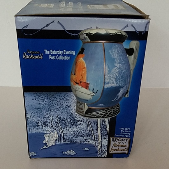 Norman Rockwell Stein SPORT Saturday Post - Picture 2 of 8